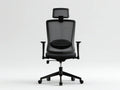 Black Ergonomic Mesh Office Chair with Adjustable Headrest and Lumbar Support, 26.8 x 26.8 x 45.7-49.6 in